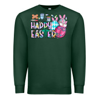 Sports Green happy easter nurse Premium Sweatshirt - CowhideDigitalArt
