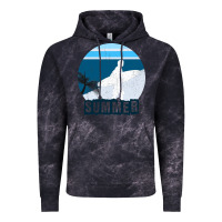 Cloud Black Summer Surf Vintage Hoodie - Bettercallsaul