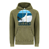Vintage Olive Summer Surf Vintage Hoodie - Bettercallsaul