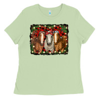 Matcha Christmas horses Ladies Tee - RanaPortraitStore