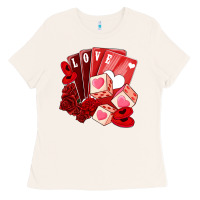 Bone valentines day feeling lucky Ladies Tee - NancyCooperArtShop