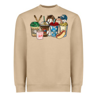 Mushroom Baseball coffee cups Heavyweight Sweatshirt - HowdyJamesFarm