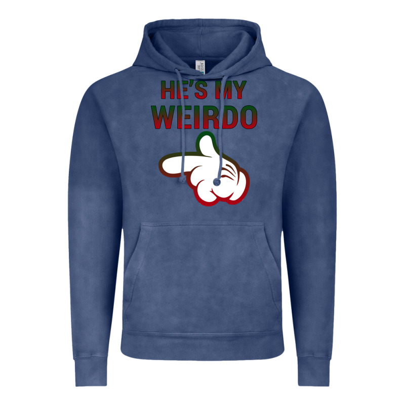 He's My Weirdo Galaxy Vintage Hoodie by Bettercallsaul | Teevron