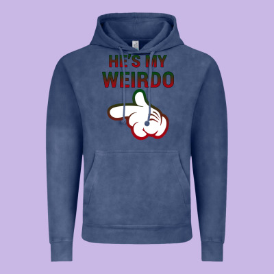 He's My Weirdo Galaxy Vintage Hoodie Designed By Bettercallsaul