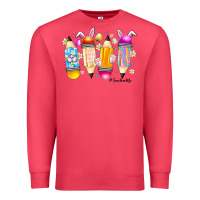 Cardinal Easter Teacher Life Premium Sweatshirt - CowhideDigitalArt
