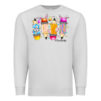 Dove Grey Easter Teacher Life Premium Sweatshirt - CowhideDigitalArt