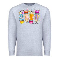 Heather Grey Easter Teacher Life Premium Sweatshirt - CowhideDigitalArt