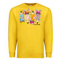 Lemon Easter Teacher Life Premium Sweatshirt - CowhideDigitalArt