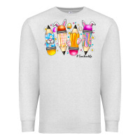 Oatmeal Heather Easter Teacher Life Premium Sweatshirt - CowhideDigitalArt