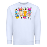 White Easter Teacher Life Premium Sweatshirt - CowhideDigitalArt