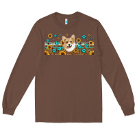 Chestnut western corgi dog Long Sleeve Tee - Jasminsmagicworld