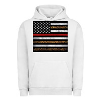 Pigment Lunar Rock thin red line American flag leopard Urban Hoodie - Artiststas