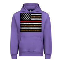 Tulip thin red line American flag leopard Urban Hoodie - Artiststas