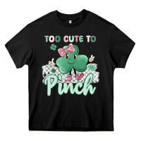 Black too cute to pinch Heavy Core Tee - MaliasSmallBusiness