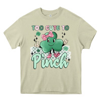 Mossy too cute to pinch Heavy Core Tee - MaliasSmallBusiness