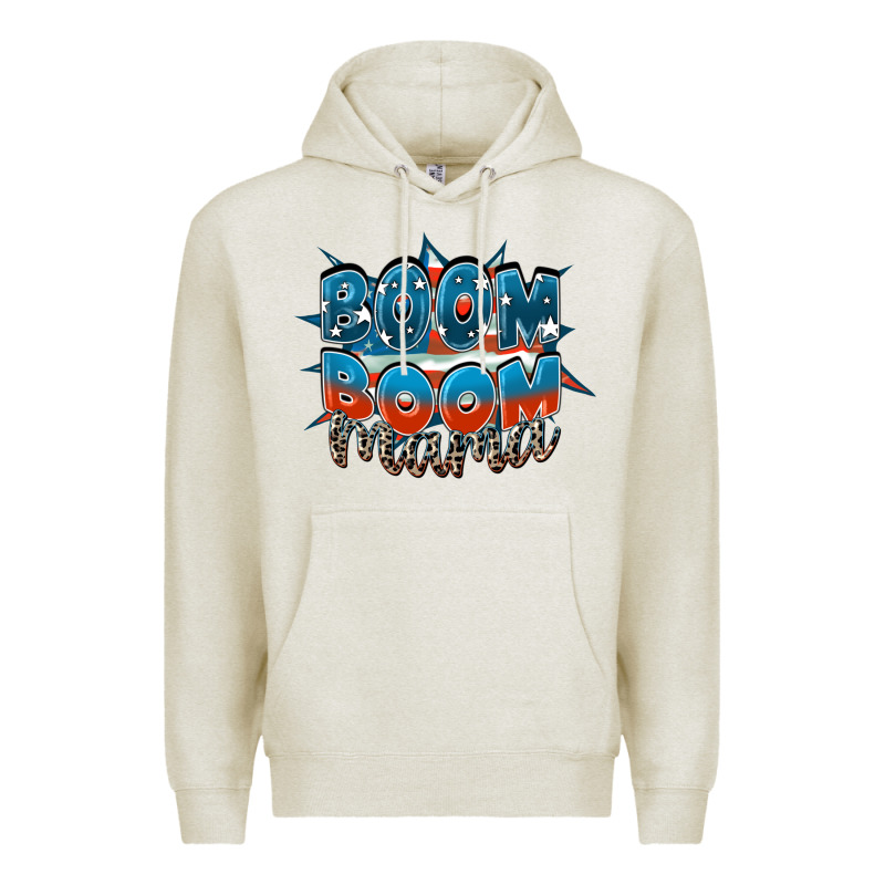 Boom Boom Mama Premium Hoodie by FaDigitalArtStudio | Teevron