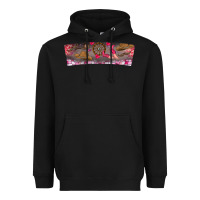 Black Howdy Valentine Heavyweight Hoodie - CowhideDigitalArt