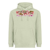 Matcha Howdy Valentine Heavyweight Hoodie - CowhideDigitalArt