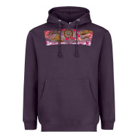Plum Howdy Valentine Heavyweight Hoodie - CowhideDigitalArt