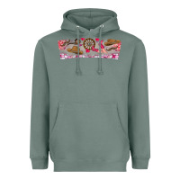 Sage Howdy Valentine Heavyweight Hoodie - CowhideDigitalArt