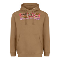 Toasted Coconut Howdy Valentine Heavyweight Hoodie - CowhideDigitalArt