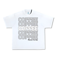 White Coffee Makes Urban Heavy Tee - Bettercallsaul
