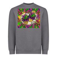 Storm Mardi Gras masks tumbler Heavyweight Sweatshirt - HowdyJamesFarm