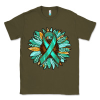 Ovarian Liver Cancer Awareness Sunflower Classic Tee | Teevron