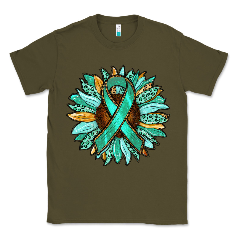 Ovarian Liver Cancer Awareness Sunflower Classic Tee by RanaPortraitStore | Teevron
