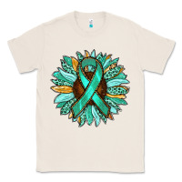 Natural Ovarian Liver Cancer Awareness Sunflower Classic Tee - RanaPortraitStore