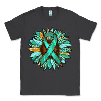 Smoke Ovarian Liver Cancer Awareness Sunflower Classic Tee - RanaPortraitStore