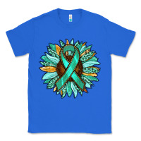 True Royal Ovarian Liver Cancer Awareness Sunflower Classic Tee - RanaPortraitStore