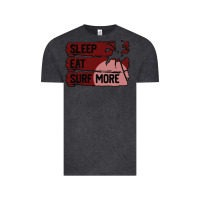 Vintage Black surf, sleep, eat Vintage Tee - Bettercallsaul