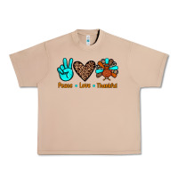 Burro peace love thankful Urban Heavy Tee - JahusDesignShop