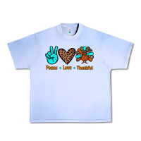 Peace Love Thankful Urban Heavy Tee | Teevron