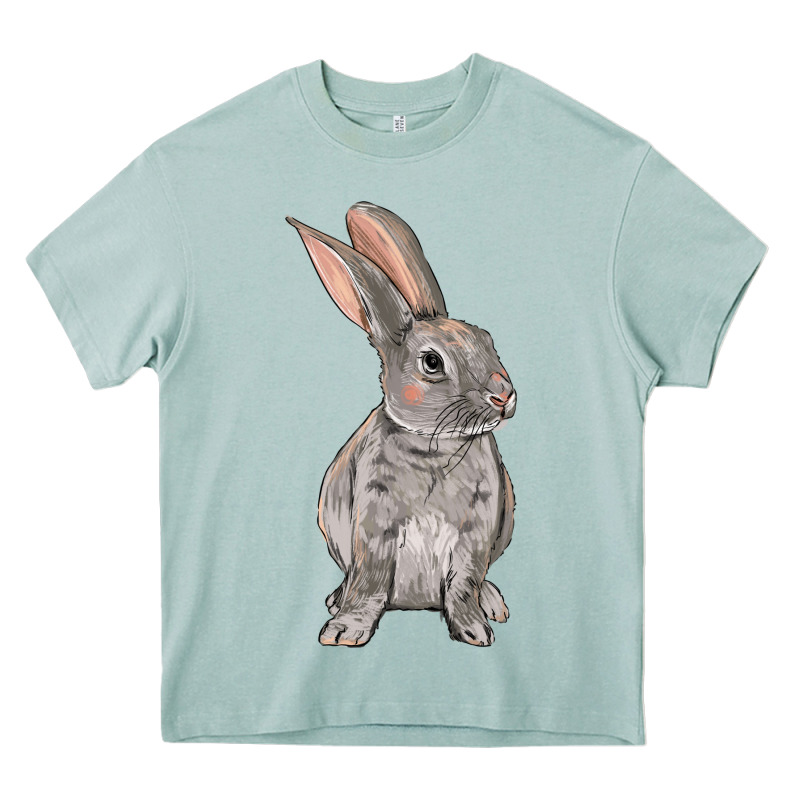 Easter Bunny Heavy Core Tee by NancyCooperArtShop | Teevron