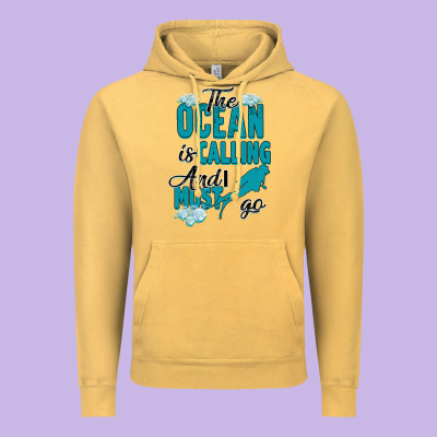 The Ocean Is Calling Vintage Hoodie Designed By Bettercallsaul