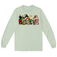 Matcha christmas believe Long Sleeve Tee - texasbilliewilder