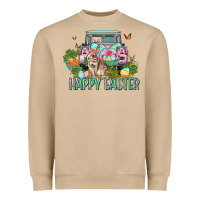 Mushroom Happy Easter Day Heavyweight Sweatshirt - CowGirlArtShop