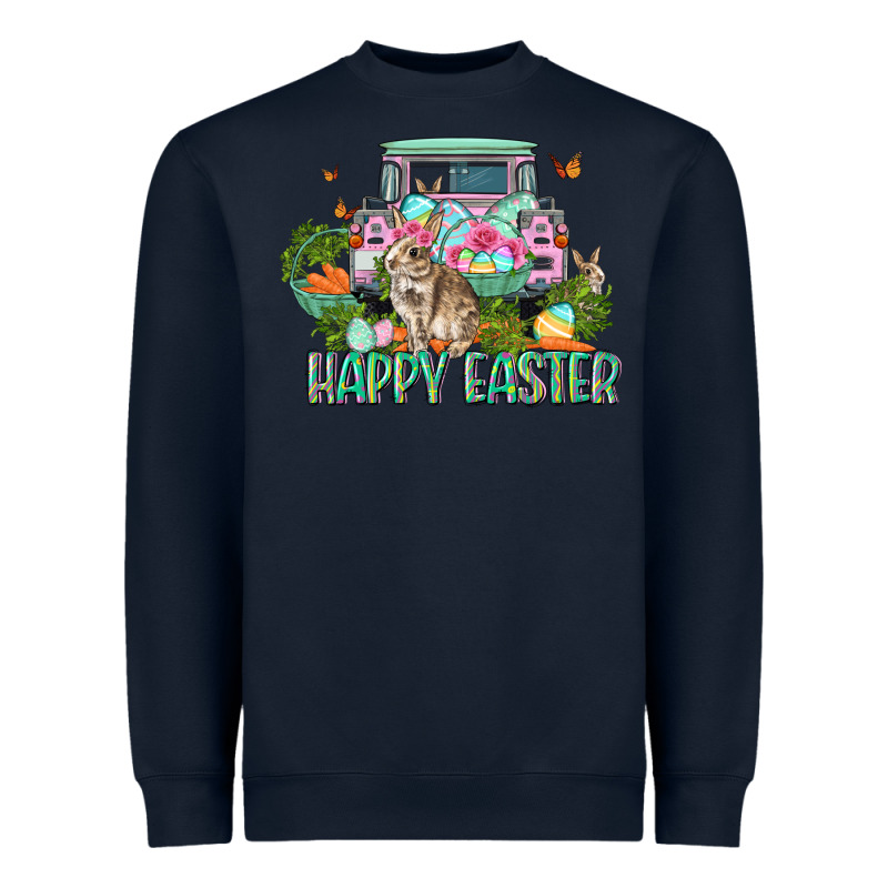 Happy Easter Day Heavyweight Sweatshirt by CowGirlArtShop | Teevron