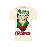 Vintage Arctic Merry Christmas Cat Vintage Tee - Bettercallsaul