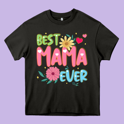 Best Mama Ever Heavy Core Tee Designed By Jahusdesignshop