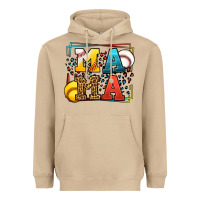 Mushroom Leopard Softball And Baseball Mama Mother's Day Heavyweight Hoodie - LillyAllenDesigns