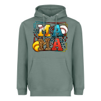 Leopard Softball And Baseball Mama Mother's Day Heavyweight Hoodie | Teevron