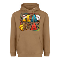 Toasted Coconut Leopard Softball And Baseball Mama Mother's Day Heavyweight Hoodie - LillyAllenDesigns