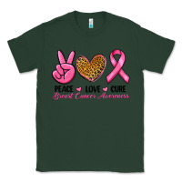 Sports Green Peace Love Cure Breast Cancer Classic Tee - RanaPortraitStore