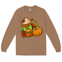 Toasted Coconut Fall pumpkin coffee Long Sleeve Tee - NancyCooperArtShop