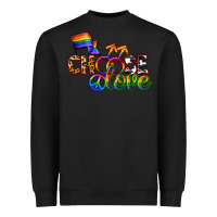 Black Western choose love Heavyweight Sweatshirt - CowGirlArtShop