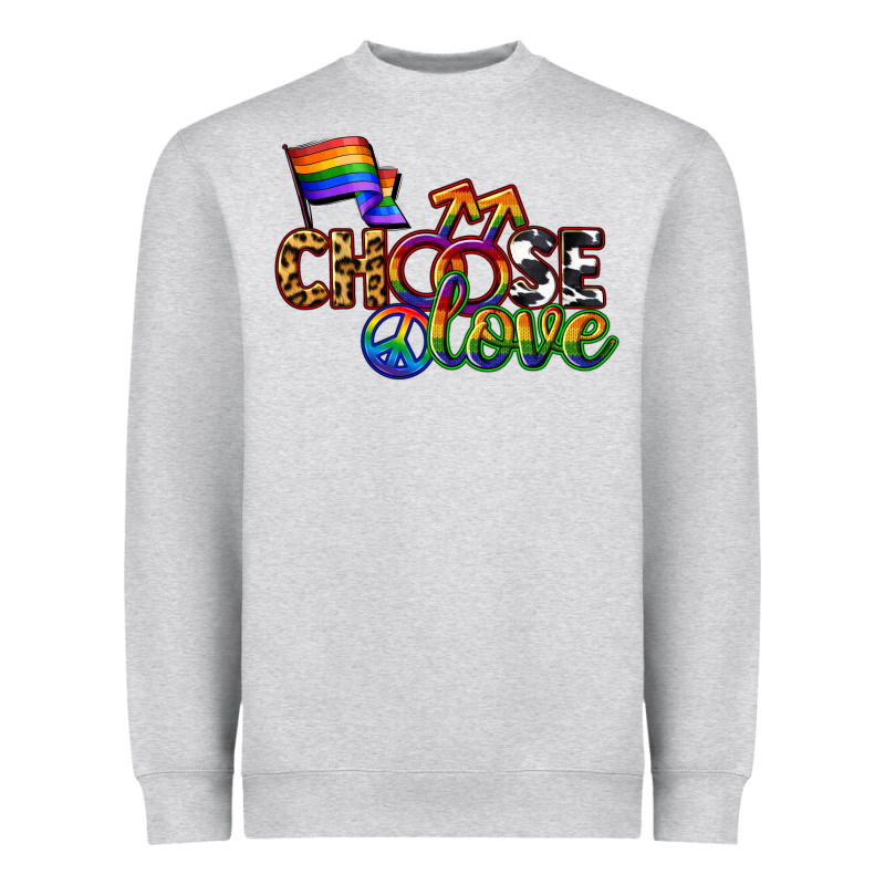 Western Choose Love Heavyweight Sweatshirt by CowGirlArtShop | Teevron