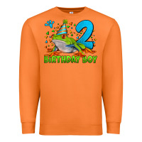 Carrot birthday boy frog age 2 Premium Sweatshirt - LillyAllenDesigns